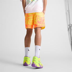 Cheap Urlfreeze Jordan Outlet x LAMELO BALL Spark All-Over-Print Men's Basketball Shorts, Yellow Burst-AOP, extralarge